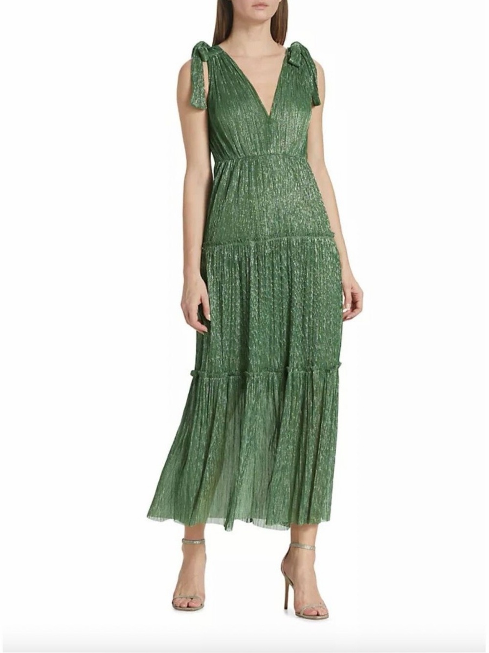Sabina Musayev Helena Dress in Basil, Medium